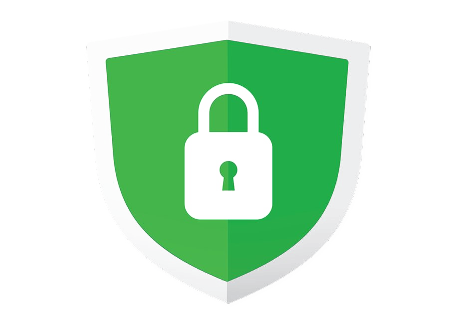 Logotipo de escudo de evaluación de seguridad